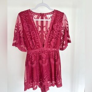 Women’s lace romper